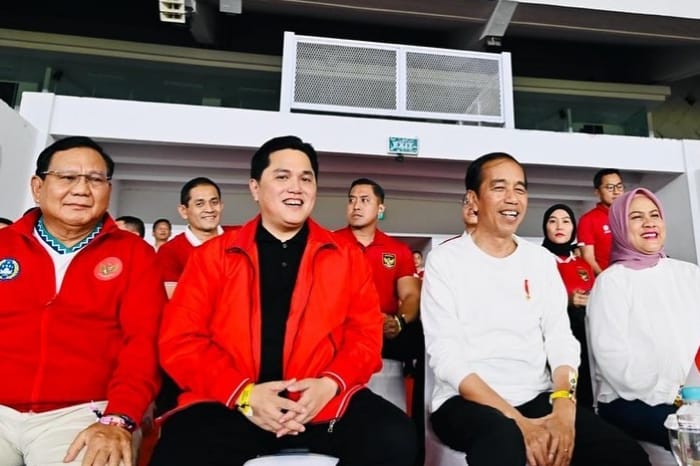 Menteri Pertahanan Prabowo Subianto bersama Menteri BUMN Erick Thohir. (Instagram.com/@prabowo)