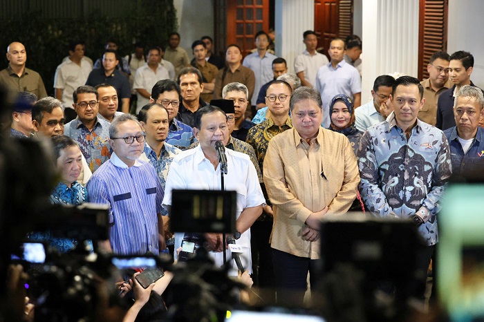Koalisi Indonesia Maju (KIM) secara resmi mengumumkan cawapres Gibran Rakabuming Raka. (Dok. Tim Media Prabowo Subianto)
